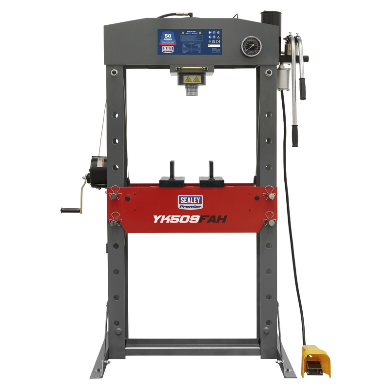 Sealey YK509FAH Premier Air/Hydraulic Floor Type Press with Foot Pedal 50 Tonne - additional view 5