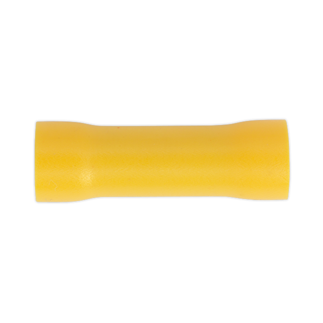 Sealey YT10 Butt Connector Terminal 5.5mm, Yellow - Pack of 100