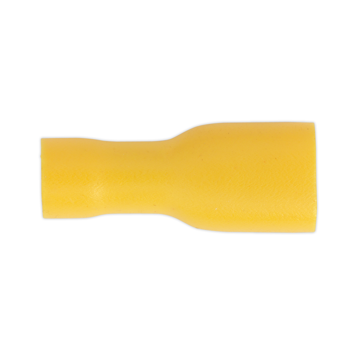 Sealey YT11 Fully Insulated Female Terminal 6.3mm, Yellow - Pack of 100