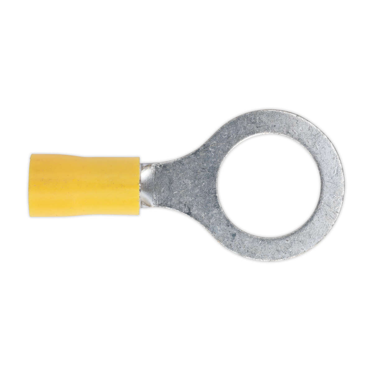 Sealey YT17 Easy-Entry Ring Terminal 13mm (1/2"), Yellow - Pack of 100