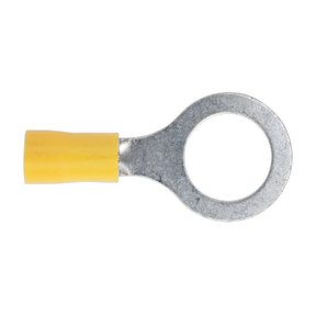 Sealey YT17 Easy-Entry Ring Terminal 13mm (1/2"), Yellow - Pack of 100