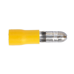 Sealey YT21 Bullet Terminal 5mm, Yellow - Pack of 100