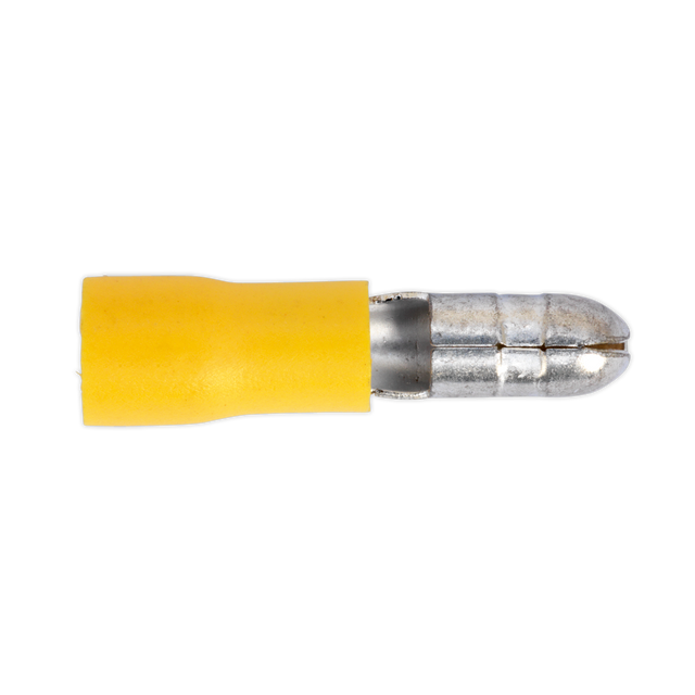 Sealey YT21 Bullet Terminal 5mm, Yellow - Pack of 100