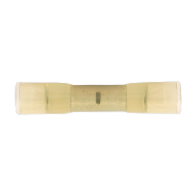 Sealey YTCS10 Cold Seal Butt Connector 5.9mm, Yellow - Pack of 10