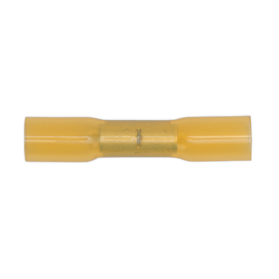 Sealey YTSB50 Heat Shrink Butt Connector Terminal 6.8mm, Yellow - Pack of 50