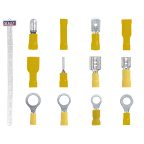 Sealey YTSET Clip Strip Deal - Yellow Terminals
