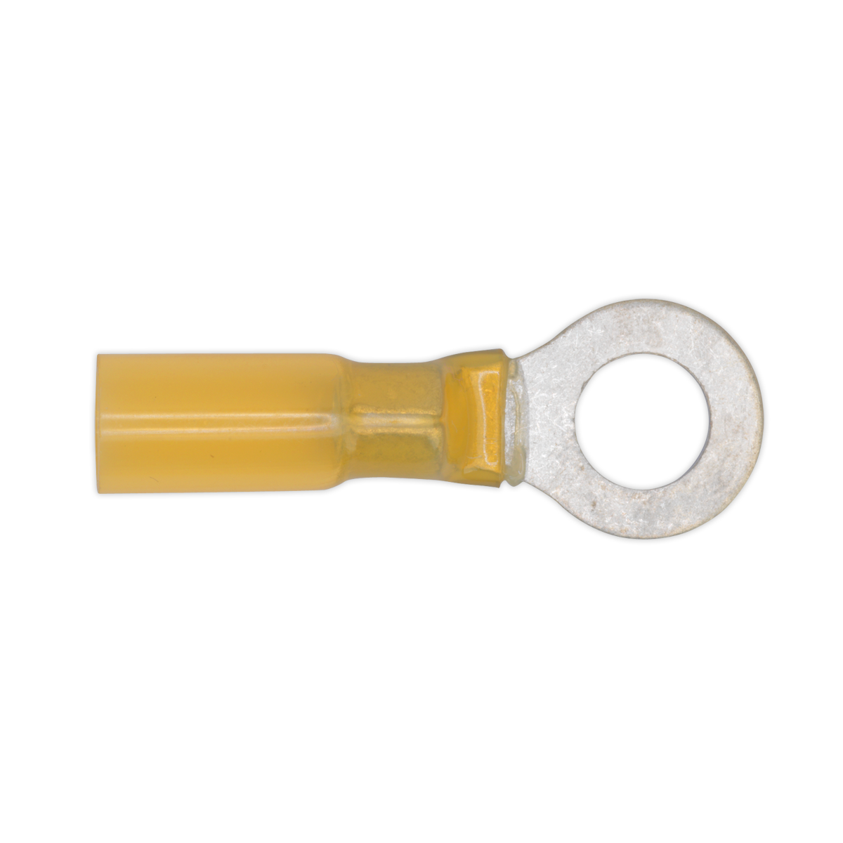 Sealey YTSR2584 Heat Shrink Ring Terminal 8.4mm, Yellow - Pack of 25
