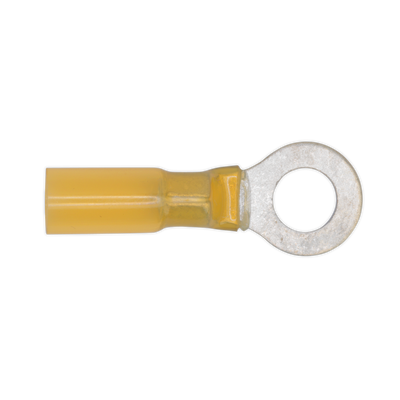 Sealey YTSR2584 Heat Shrink Ring Terminal 8.4mm, Yellow - Pack of 25