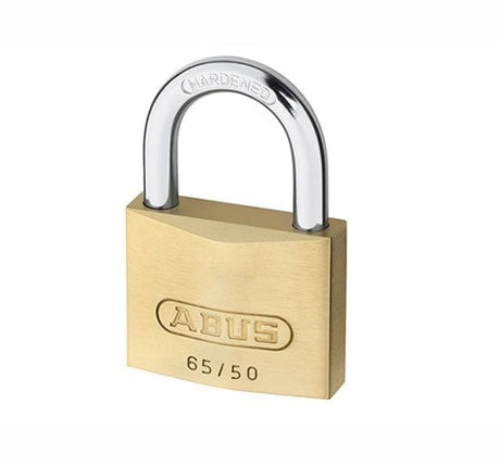 ABUS 65/50 50mm Brass Padlocks - ABU6550 - Abus - Trade Counter Direct