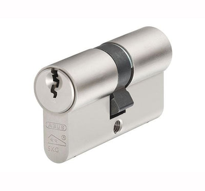 ABUS E60NP Euro Profile Double Cylinder - Nickel Pearl 45/55 - ABUE60N4555 - Abus - Trade Counter Direct