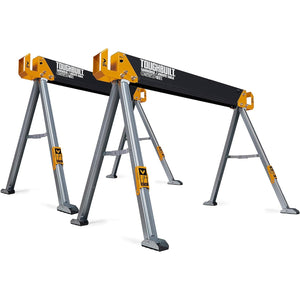 Toughbuilt Saw Horse Twin Pack - Heavy-Duty Jobsite Table - TB-C550-2
