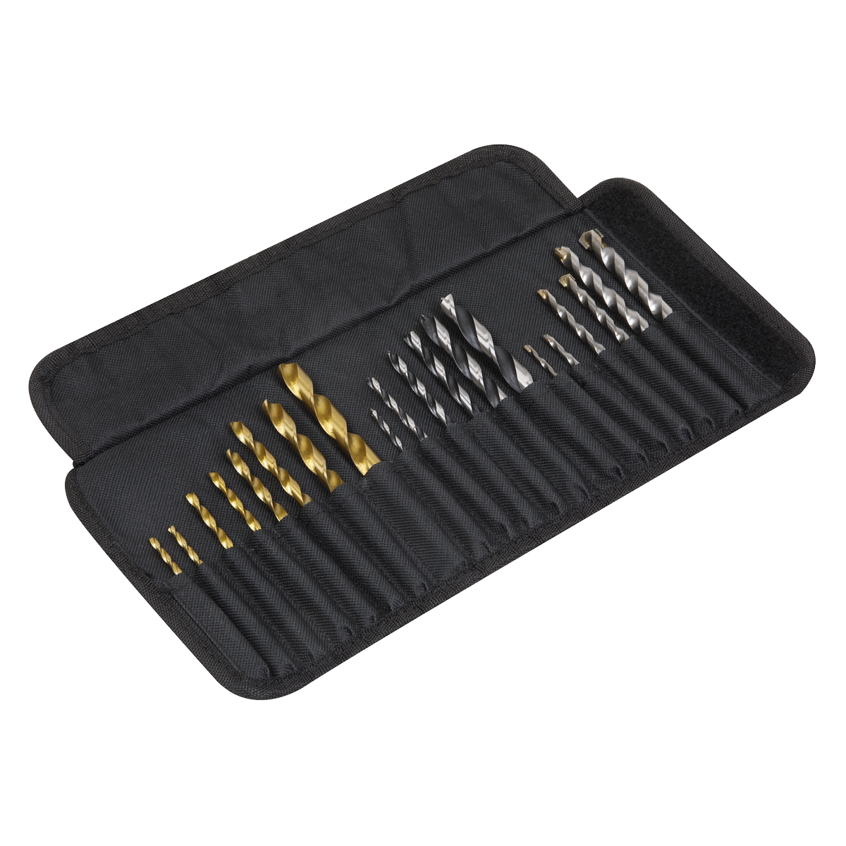 Sealey AK4720 1/4"Hex Shank Assorted Drill Bit Set 20pc