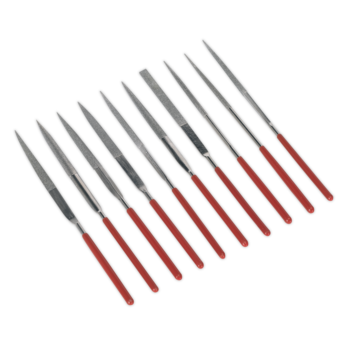 Sealey AK577 Diamond Needle File Set 10pc