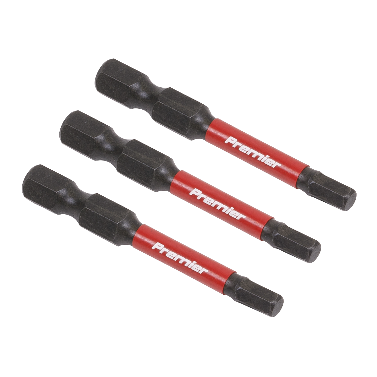 Sealey AK8237 Hex 4mm Impact Power Tool Bits 50mm - 3pc