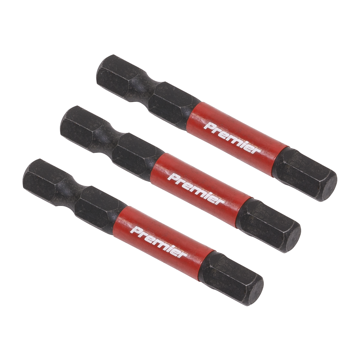 Sealey AK8239 Hex 6mm Impact Power Tool Bits 50mm - 3pc