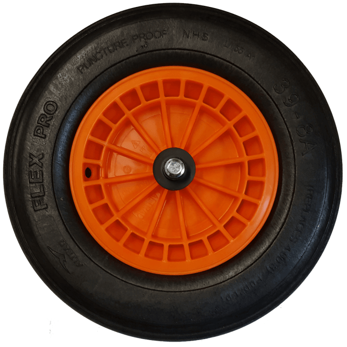 Altrad - Belle 80086 - WHEEL ONLY - Flex Lite Replacement Puncture Proof Wheel - AB80086 - Belle - Trade Counter Direct