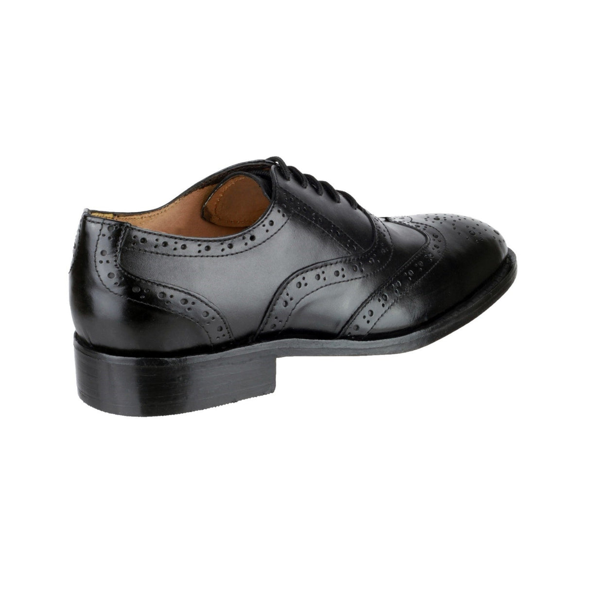 Amblers Ben Leather Soled Oxford Brogue - Black (10875 - 12150) - 10875-12150-01 - Amblers - Trade Counter Direct