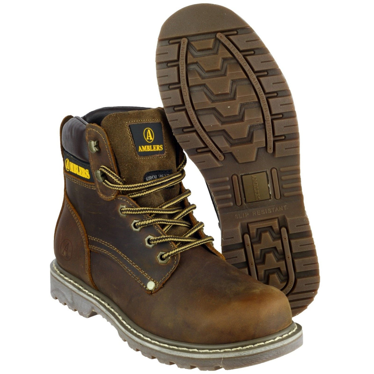 Amblers Dorking Casual Boot - Brown Crazy Horse (19515 - 30235) - 19515-30235-06 - Amblers - Trade Counter Direct