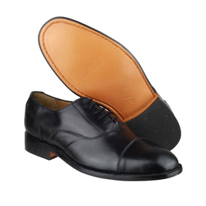 Amblers James Leather Soled Oxford Dress Shoe - Black (10874 - 12149) - 10874-12149-01 - Amblers - Trade Counter Direct