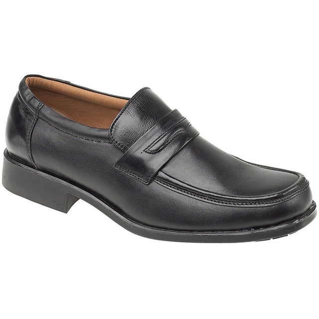Amblers Manchester Leather Loafer - Black (11532 - 13199) - 11532-13199-01 - Amblers - Trade Counter Direct