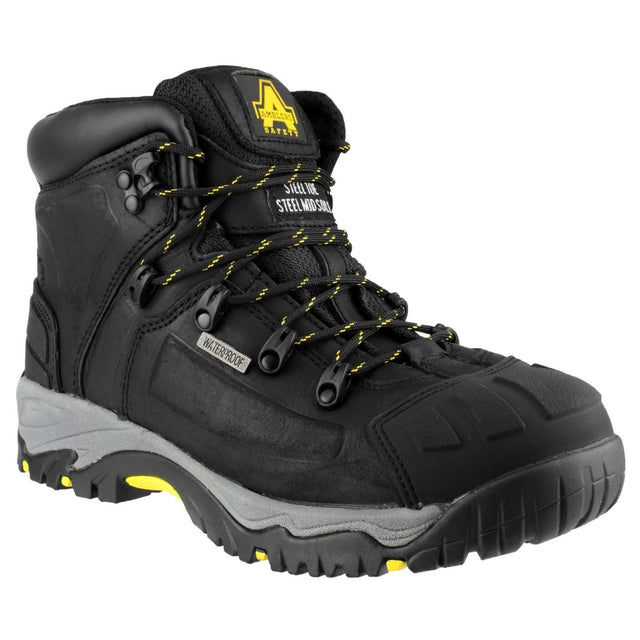 Amblers Safety AS803 Waterproof Wide Fit Safety Boot - Black (29416 - 49838) - 29416-49838-06 - Amblers Safety - Trade Counter Direct