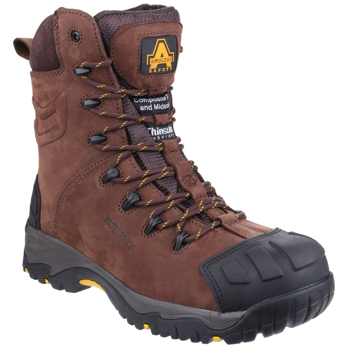 Amblers Safety AS995 Pillar Hi - leg Safety Boot - Brown - 24196-39865-04 - Amblers Safety - Trade Counter Direct