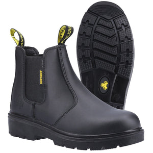 Amblers Safety FS116 Dual Density Pull on Safety Dealer Boot - Black (19981 - 31380) - 19981-31380-01 - Amblers Safety - Trade Counter Direct