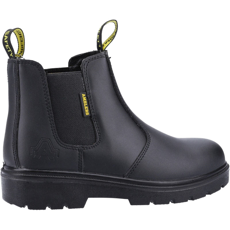 Amblers Safety FS116 Dual Density Pull on Safety Dealer Boot - Black (19981 - 31380) - 19981-31380-01 - Amblers Safety - Trade Counter Direct