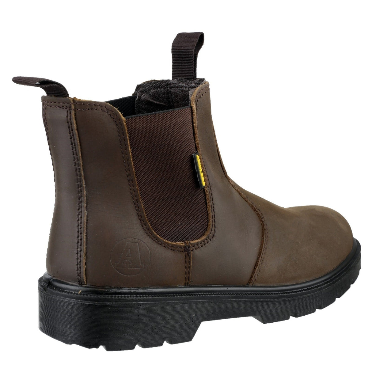 Amblers Safety FS128 Hardwearing Pull On Safety Dealer Boot - Brown (15890 - 20755) - 15890-20755-01 - Amblers Safety - Trade Counter Direct