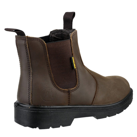 Amblers Safety FS128 Hardwearing Pull On Safety Dealer Boot - Brown (15890 - 20755) - 15890-20755-01 - Amblers Safety - Trade Counter Direct