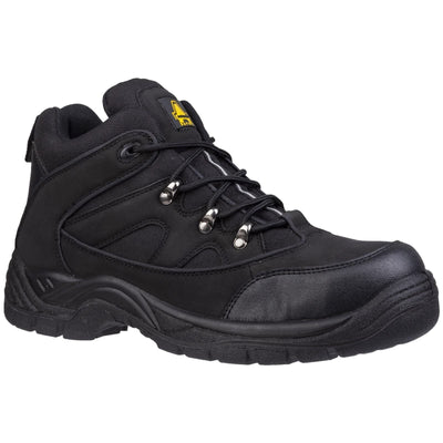 Amblers Safety FS151 Vegan Friendly Safety Boots - Black (16169 - 21312) - 16169-21312-02 - Amblers Safety - Trade Counter Direct