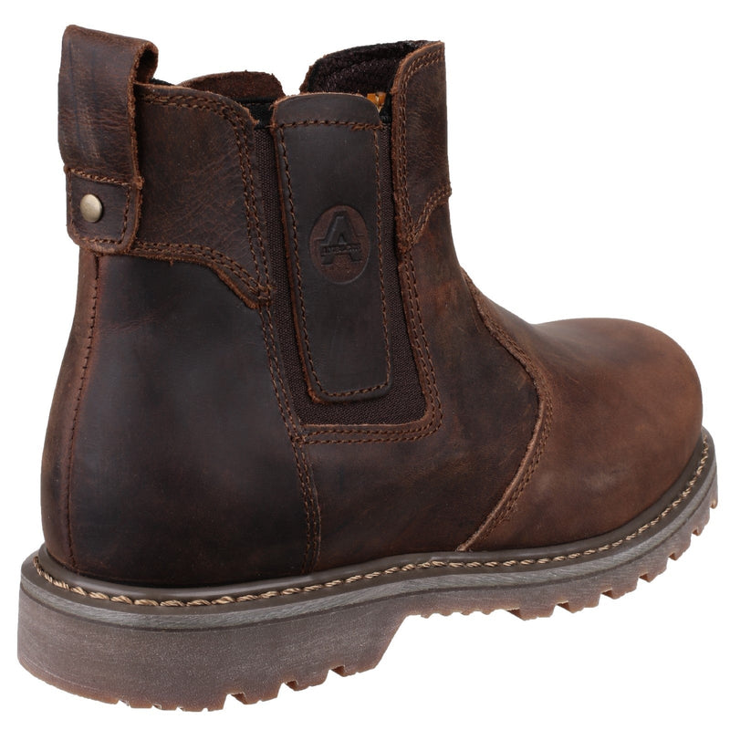 Amblers Safety FS165 Pull - On Safety Dealer - Brown (24885 - 41150) - 24885-41150-02 - Amblers Safety - Trade Counter Direct