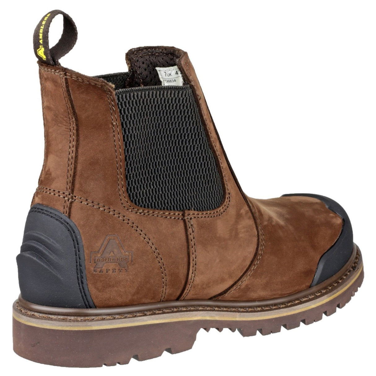 Amblers Safety FS225 Goodyear Welted Waterproof Pull On Chelsea Safety Boot - Brown (20433 - 32276) - 20433-32276-06 - Amblers Safety - Trade Counter Direct