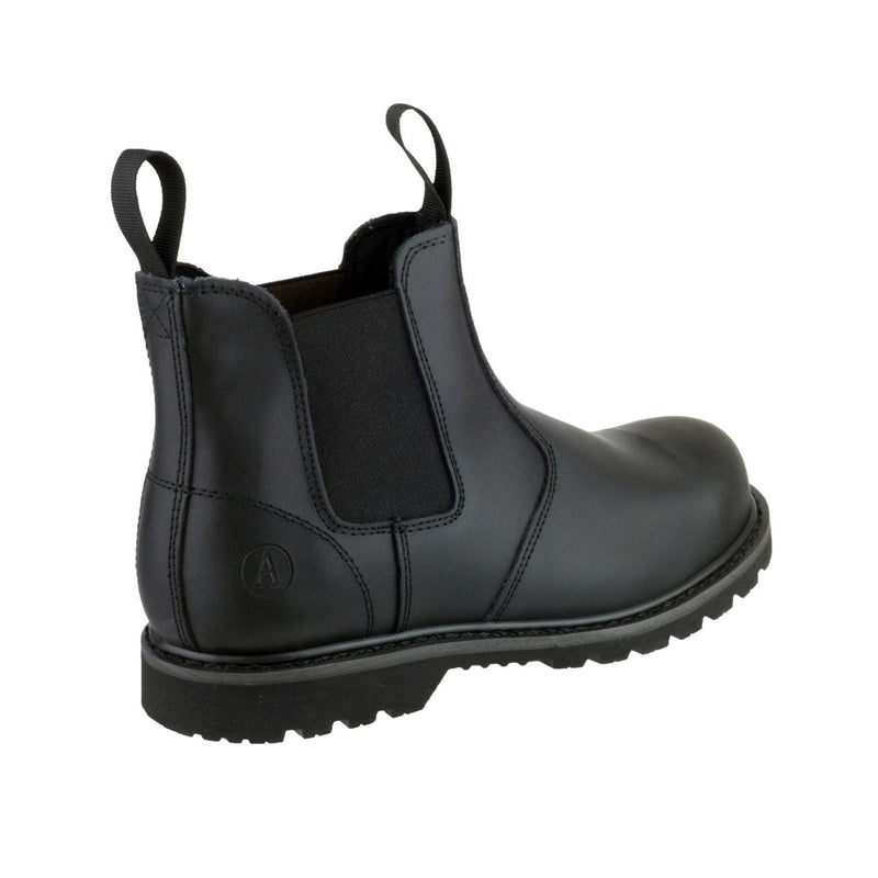 Amblers Safety FS5 Goodyear Welted Pull on Safety Dealer Boot - Black (18367 - 27231) - 18367-27231-02 - Amblers Safety - Trade Counter Direct