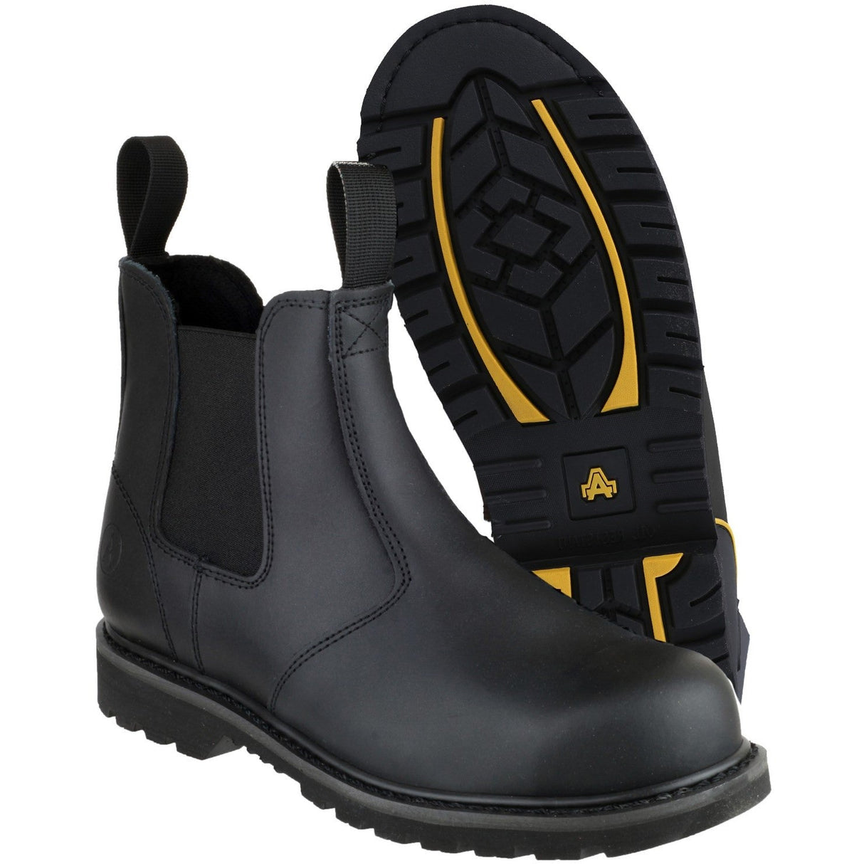 Amblers Safety FS5 Goodyear Welted Pull on Safety Dealer Boot - Black (18367 - 27231) - 18367-27231-02 - Amblers Safety - Trade Counter Direct