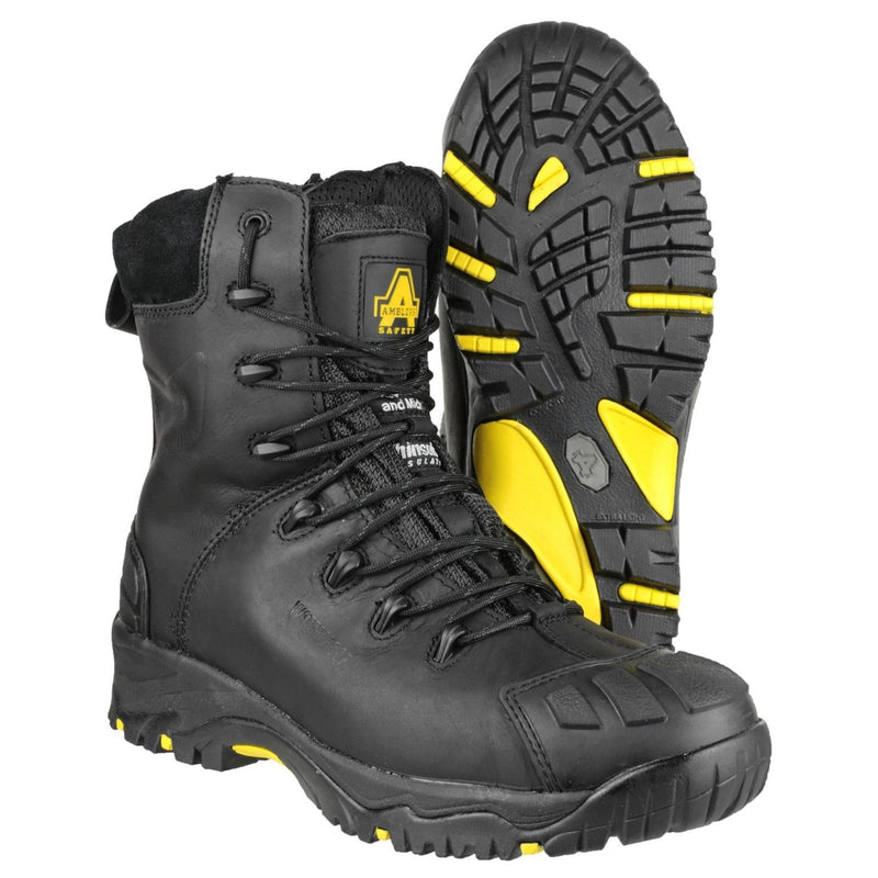 Amblers Safety FS999 Hi Leg Composite Safety Boot With Side Zip - Black (24868 - 41132) - 24868-41132-02 - Amblers Safety - Trade Counter Direct