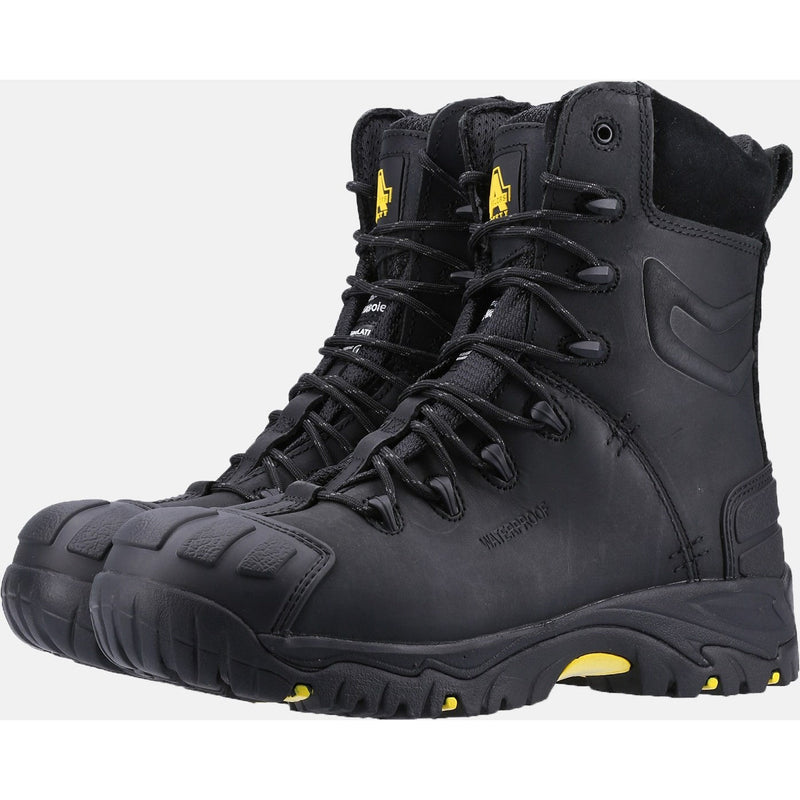 Amblers Safety FS999 Hi Leg Composite Safety Boot With Side Zip - Black (24868 - 41132) - 24868-41132-02 - Amblers Safety - Trade Counter Direct