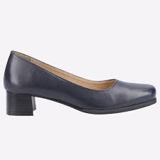 Amblers Walford Ladies Leather Court - Navy (15234 - 19517) - 15234-19517-06 - Trade Counter Direct - Trade Counter Direct