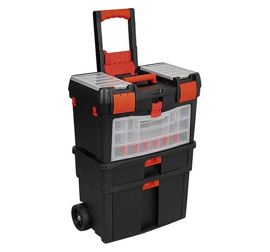 Sealey AP850 Mobile Tool Chest with Tote Tray & Removable Assortment Box - Tool Storage