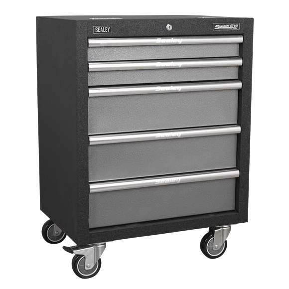 Sealey APMSSTACK01W Superline Pro 4.9m Storage System - Wood Worktop