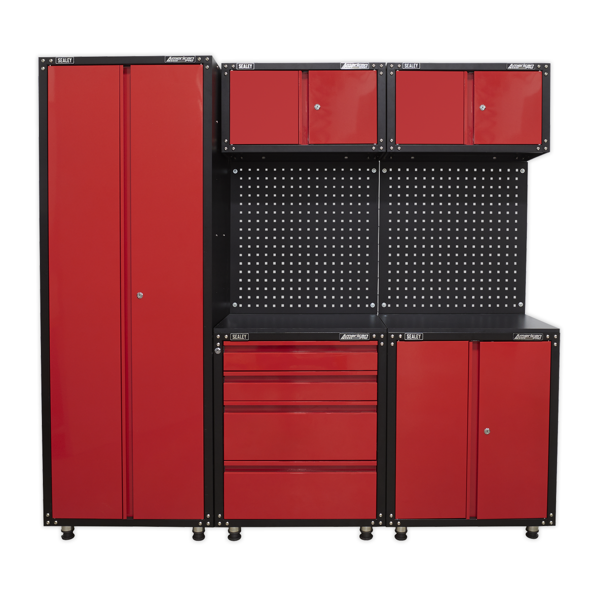 Sealey APMS80COMBO3 American PRO® 2.0m Storage System