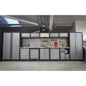 Sealey APMSSTACK01W Superline Pro 4.9m Storage System - Wood Worktop