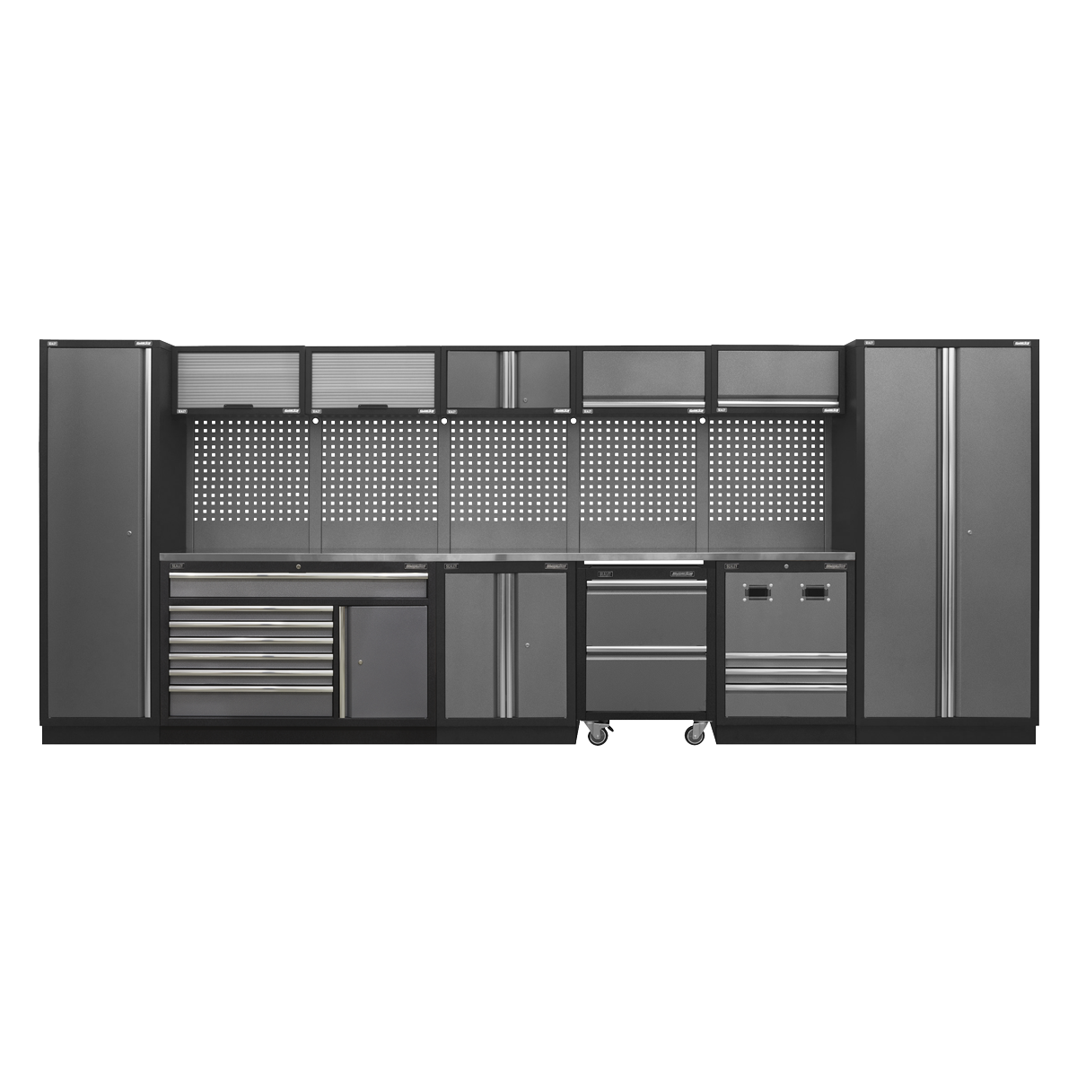 Sealey APMSSTACK16SS Modular Storage System Combo - Stainless Steel Worktop