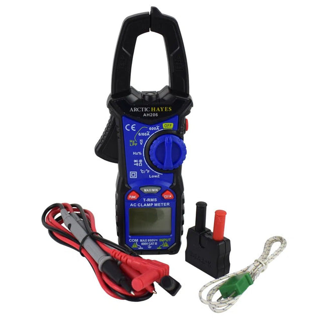 Arctic Hayes Digital Clamp Meter with Temp Function - AH206 - Arctic Hayes - Trade Counter Direct