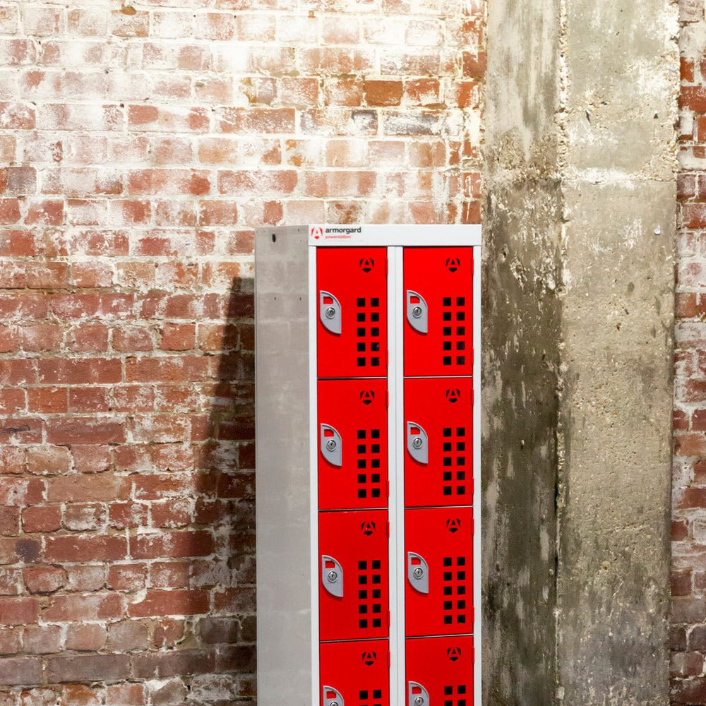 Armorgard Powerstation, 10 Door Battery Charging Locker Bank - PWS10 - PWS10 - Armorgard - Trade Counter Direct