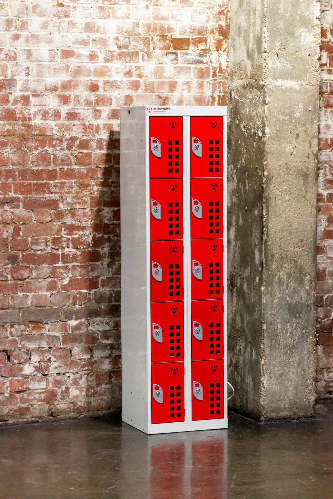 Armorgard Powerstation, 10 Door Battery Charging Locker Bank - PWS10 - PWS10 - Armorgard - Trade Counter Direct