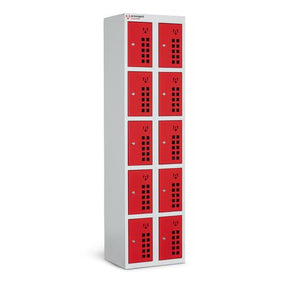 Armorgard Powerstation, 10 Door Battery Charging Locker Bank - PWS10 - PWS10 - Armorgard - Trade Counter Direct