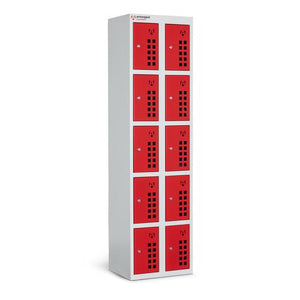 Armorgard Powerstation, 10 Door Battery Charging Locker Bank - PWS10 - PWS10 - Armorgard - Trade Counter Direct