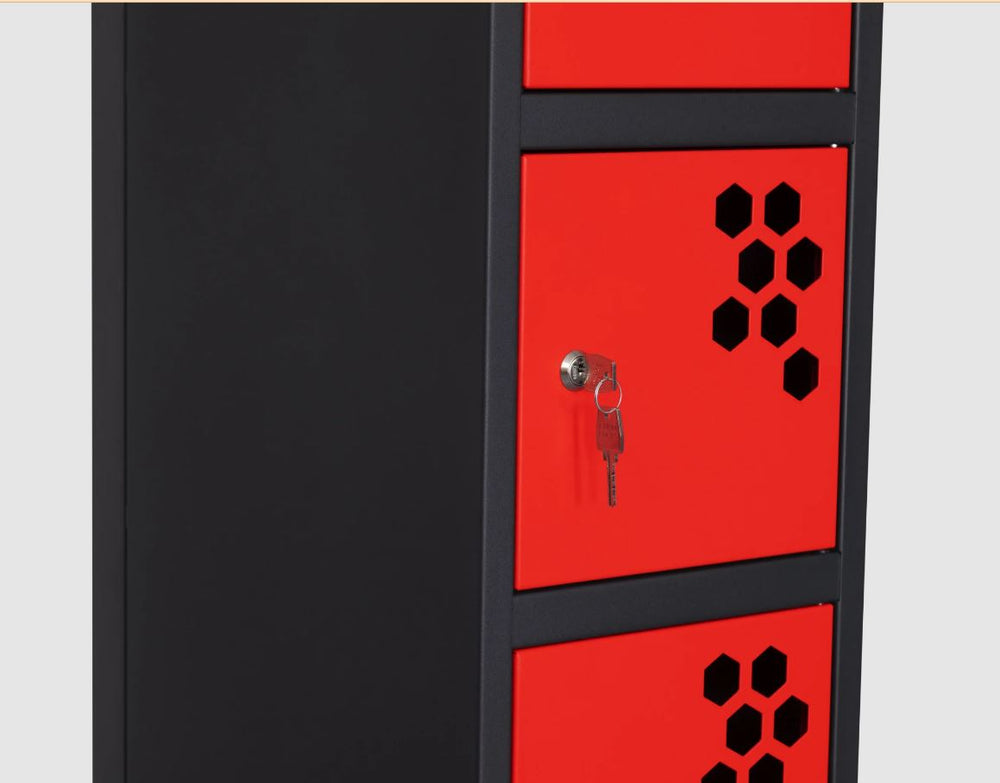 Armorgard Powerstation, 6 Door Battery Charging Locker Bank - PWS6 - PWS6 - Armorgard - Trade Counter Direct