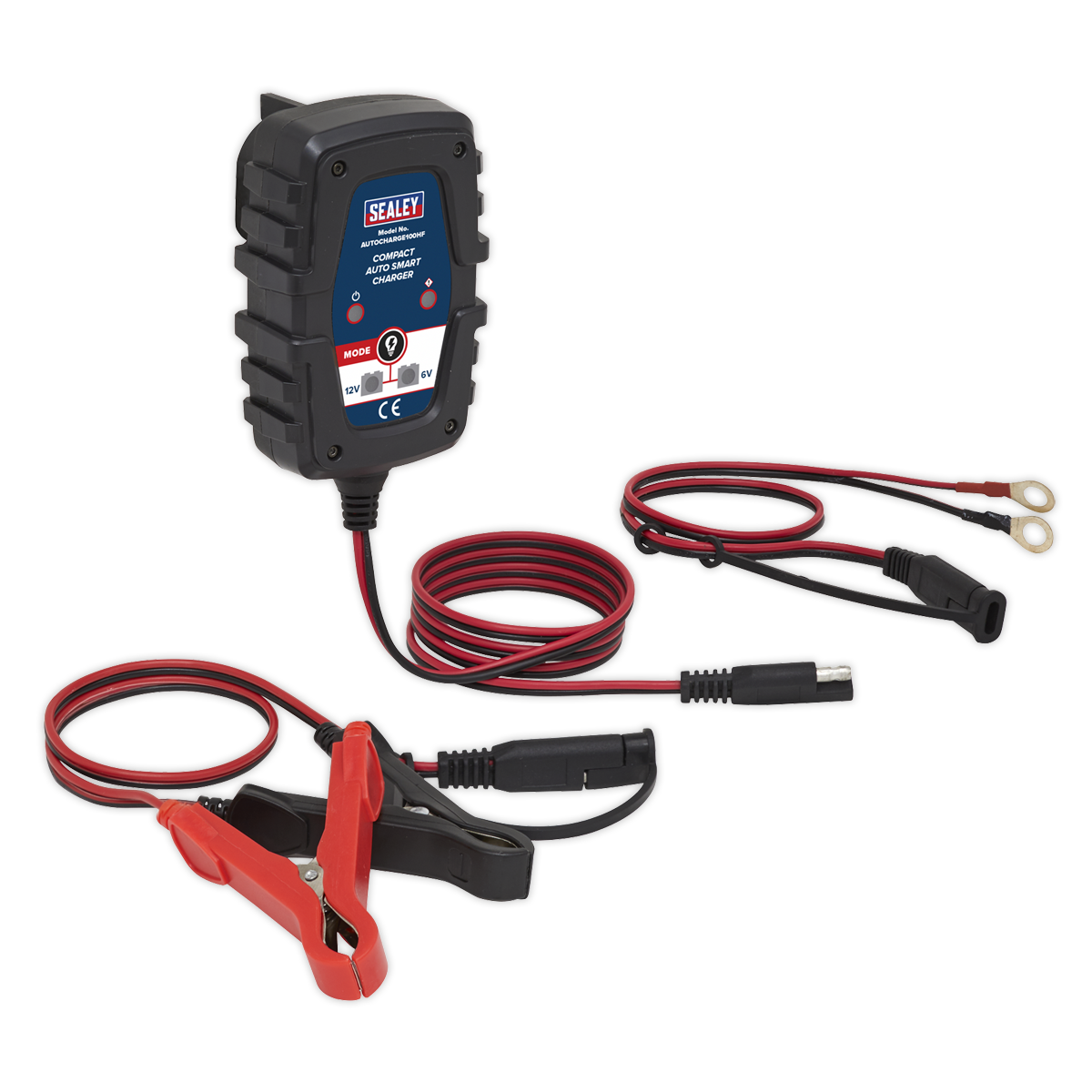 Sealey AUTOCHARGE100HF Compact Smart Trickle Charger 1A 6/12V
